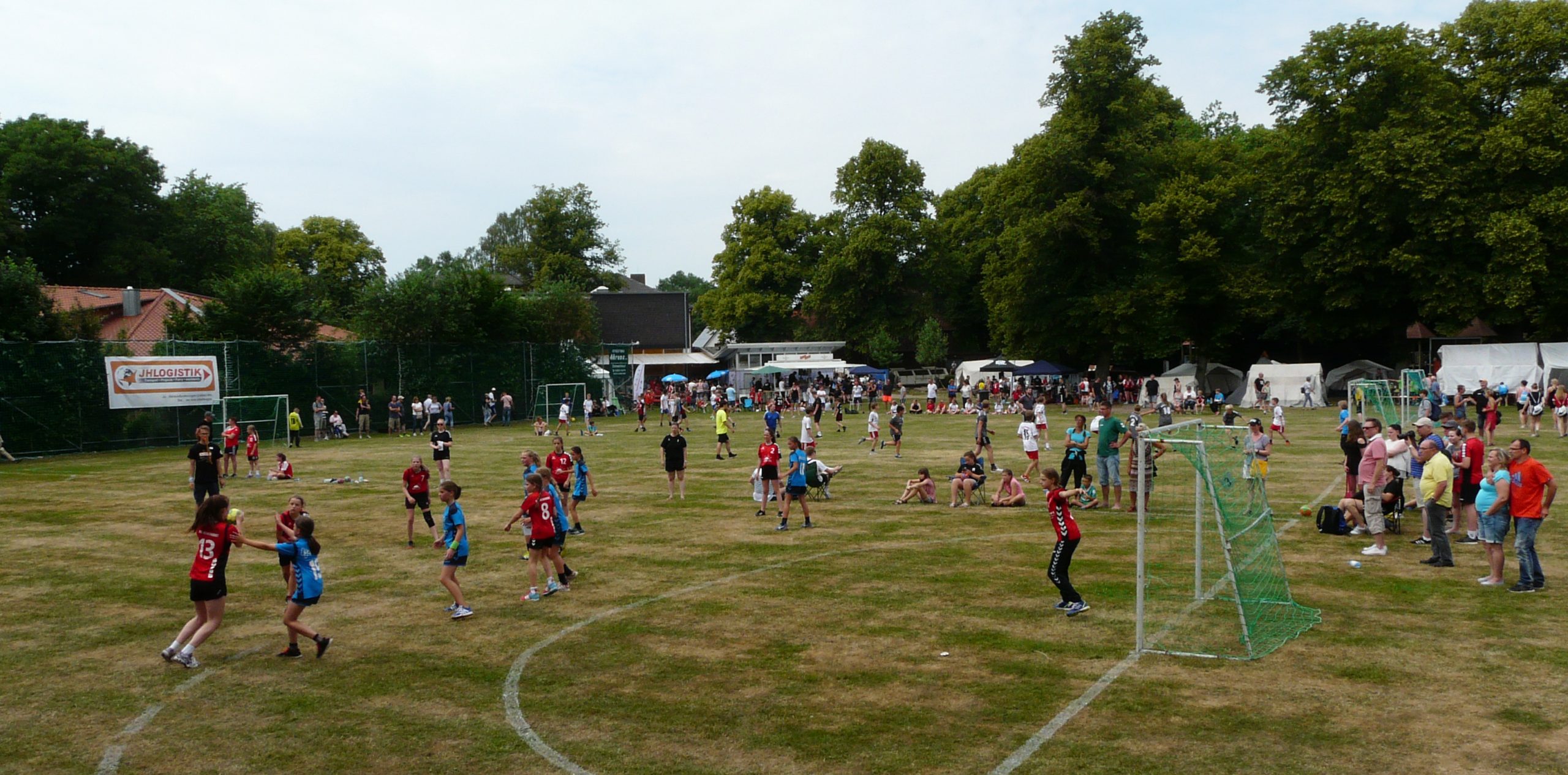 Das Turniergelände an der Grundschule an der Kantstraße in Delmenhorst